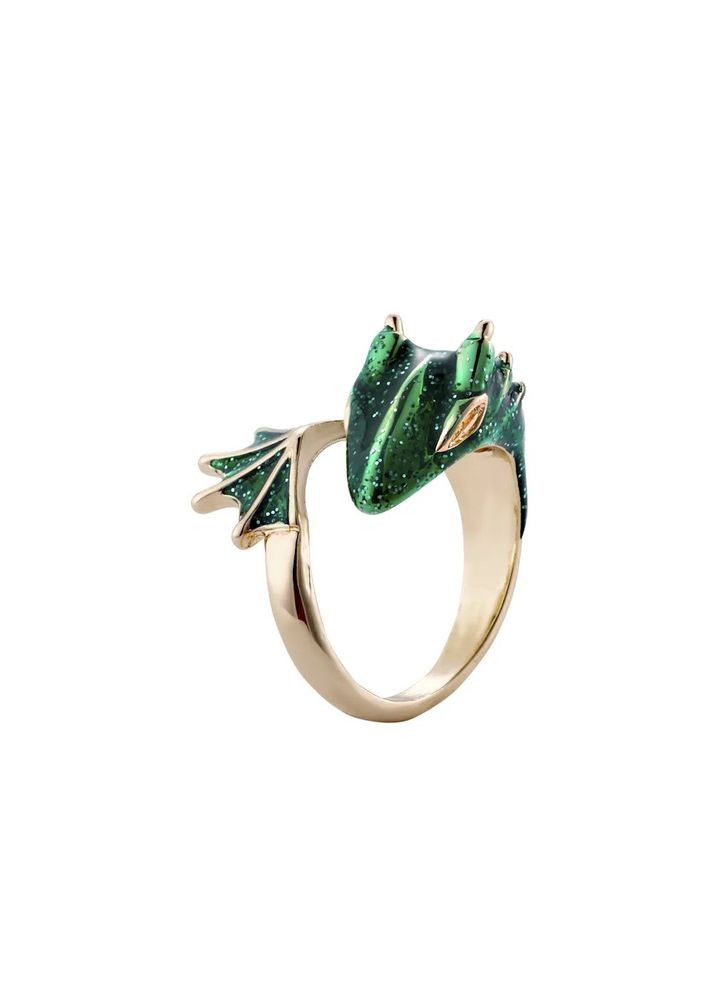 Кольцо дракон перстень в виде Древнего дракона огня золотистый размер регулируемый Fashion Jewelry (285814488)
