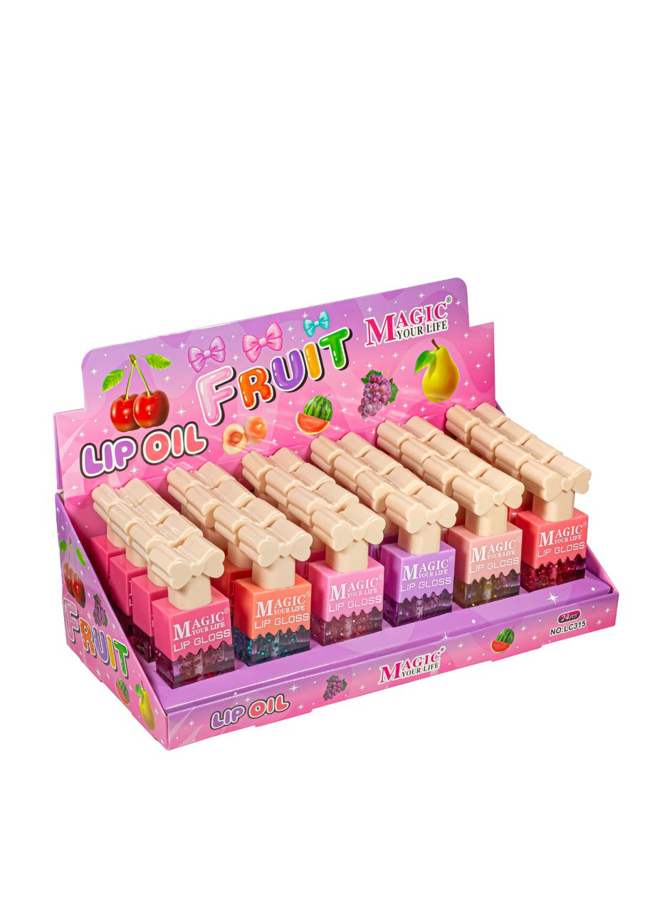 Блиск для губ проявний LC315 (6 шт. в асортименті) Magic Your Life (322872190)