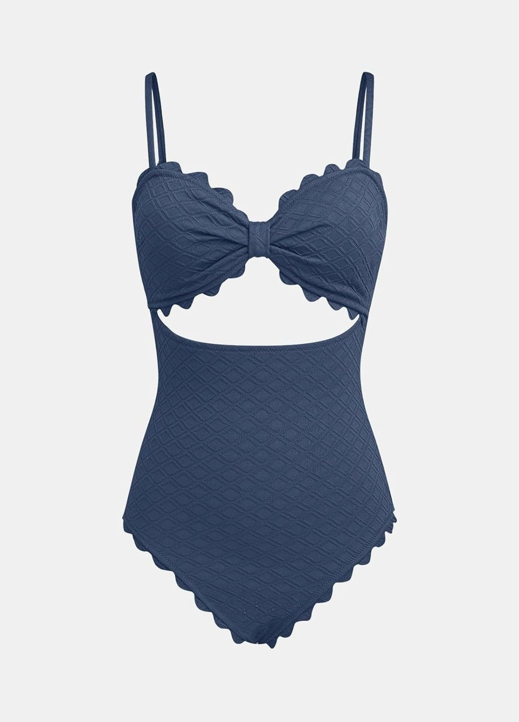 Темно-синий летний купальник CUPSHE