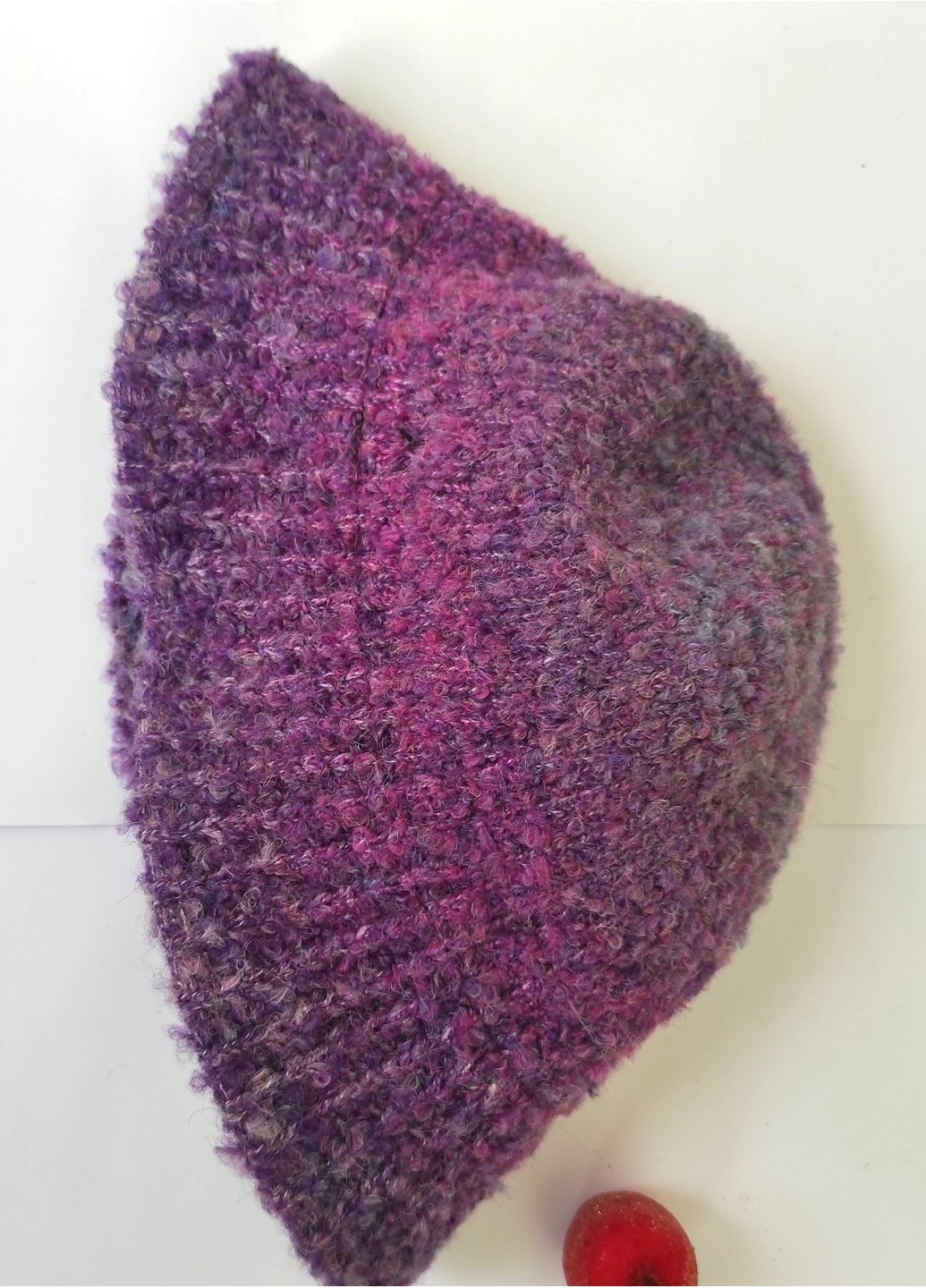 Теплая Вязаная Зимняя Шапка из Толстой Пряжи Модная Панама для Женщин Градиент No Brand В'язана Зимова Панама (365301158)