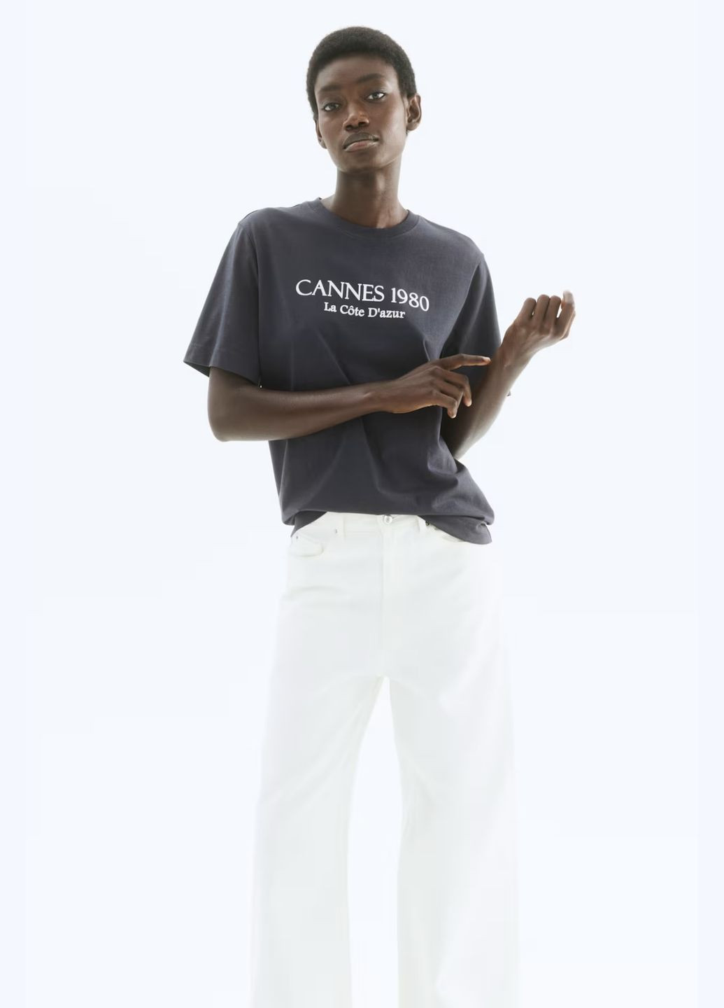 Футболка H&M basic - (346240345)