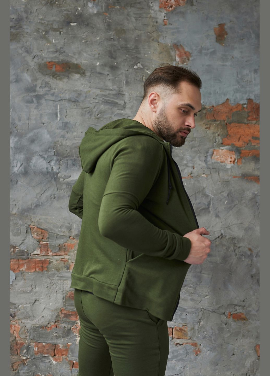 Кофта мужская «Cosmo» хаки Intruder (359381148)