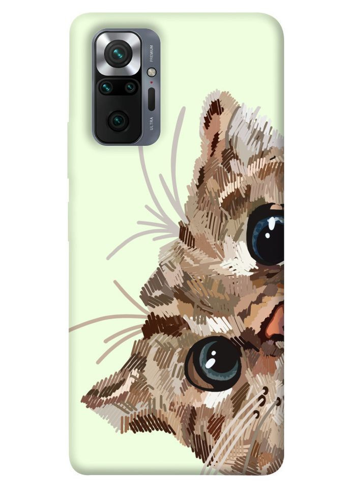 Чехол с принтом для Xiaomi Redmi Note 10 Pro Max / для Ксеми, сяоми, ксиомиредми ноте 10 о макс Cat muzzle No Brand (339677826)