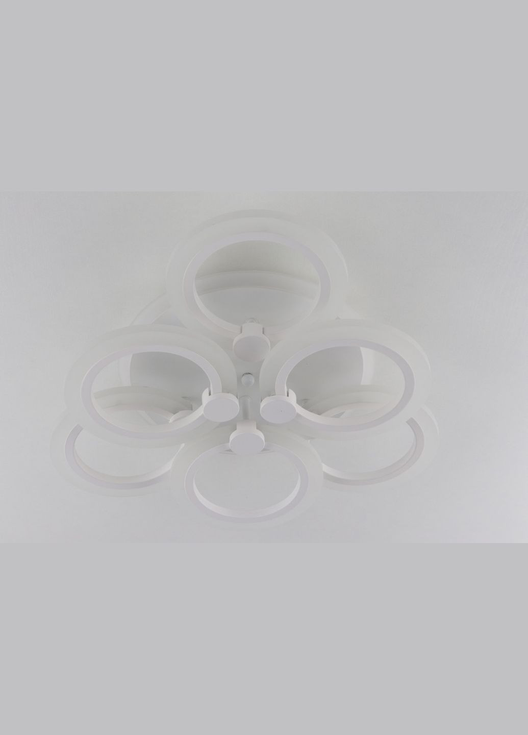 Люстра світлодіодна стельова LED світильник для квартири на стелю лед з пультом 25608 Білий 11х47х47 см. Sunnysky (364758397)