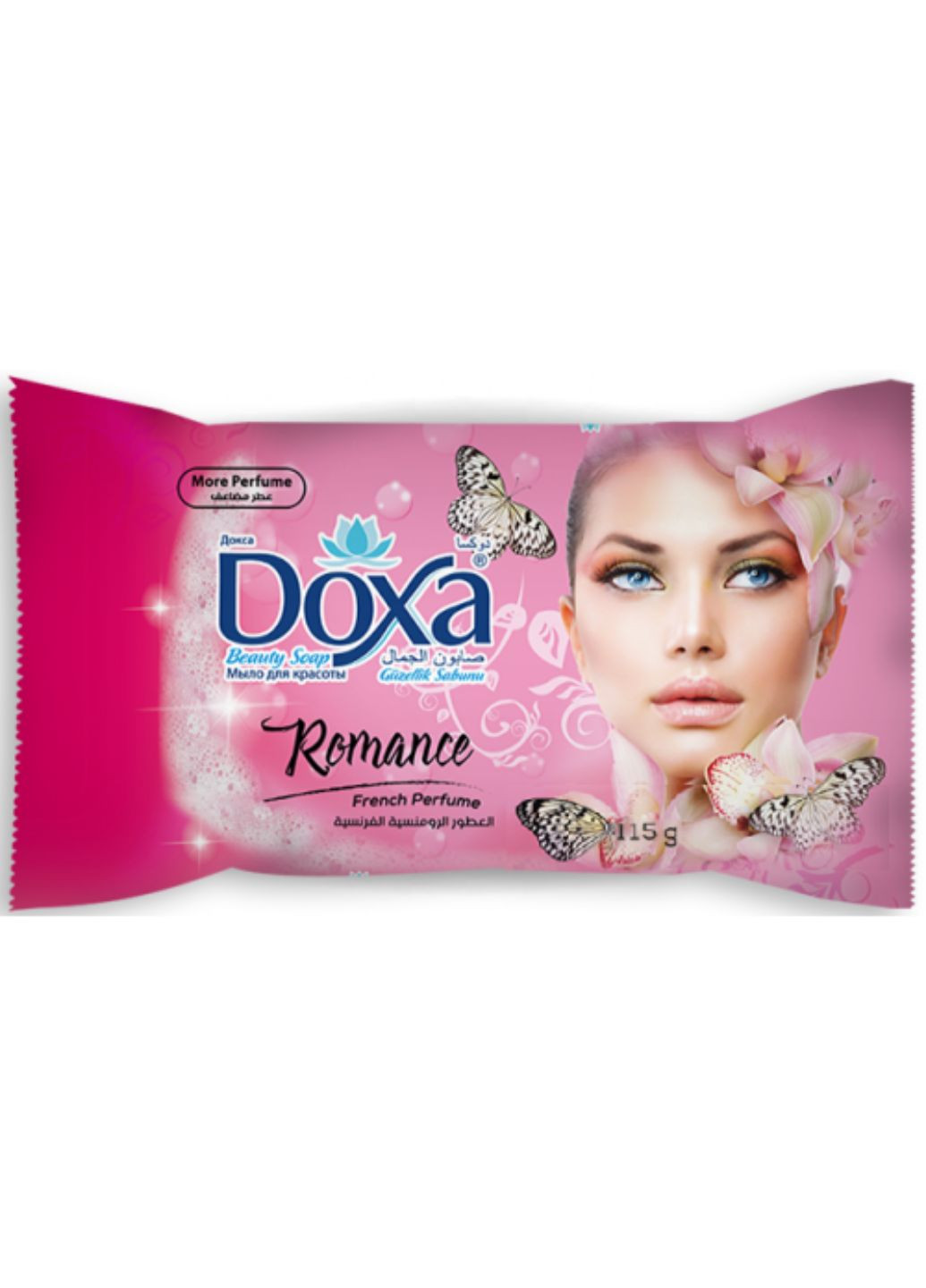 Мило з ніжним парфумом Романтика 115 г Doxa (278639003)