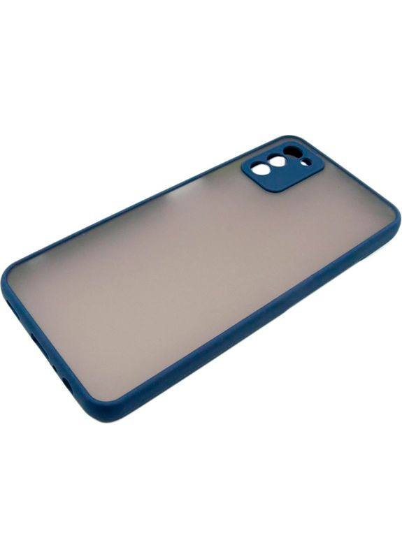 Чехол Matte для Samsung Galaxy A03 Blue (DG-TPU-MATT-86) DENGOS (322914529)