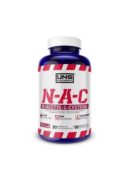 Амінокислота UNS NAC, 90 капсул UNS Supplements (333976459)