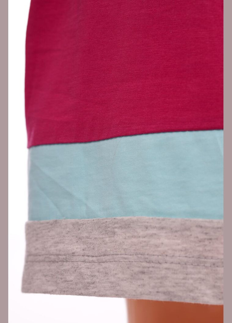 Красное сарафан трикотажный в полоске бордовый. 104 см (32767) BABYKROHA (323469364)