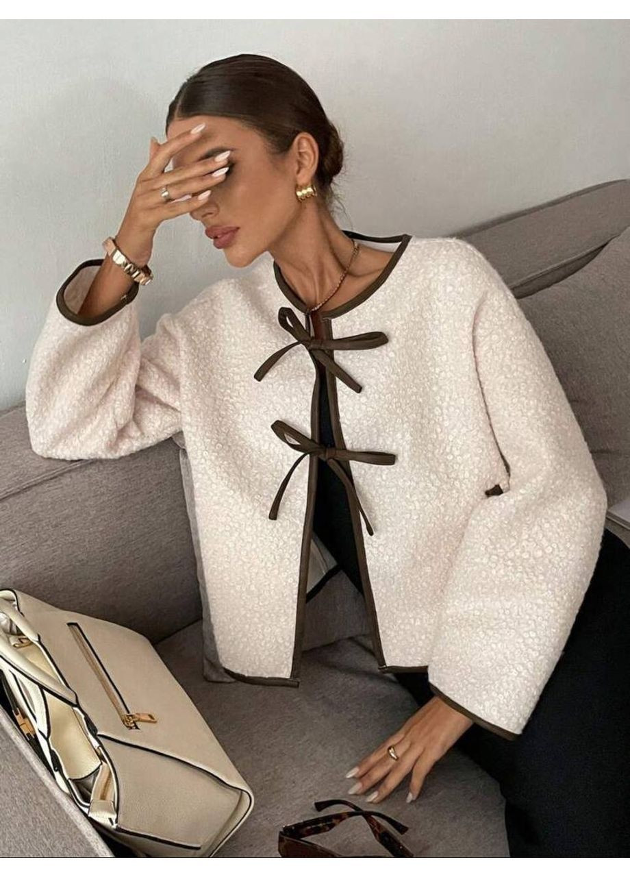 Бомбер женский KaraMix на завязках (362446813)