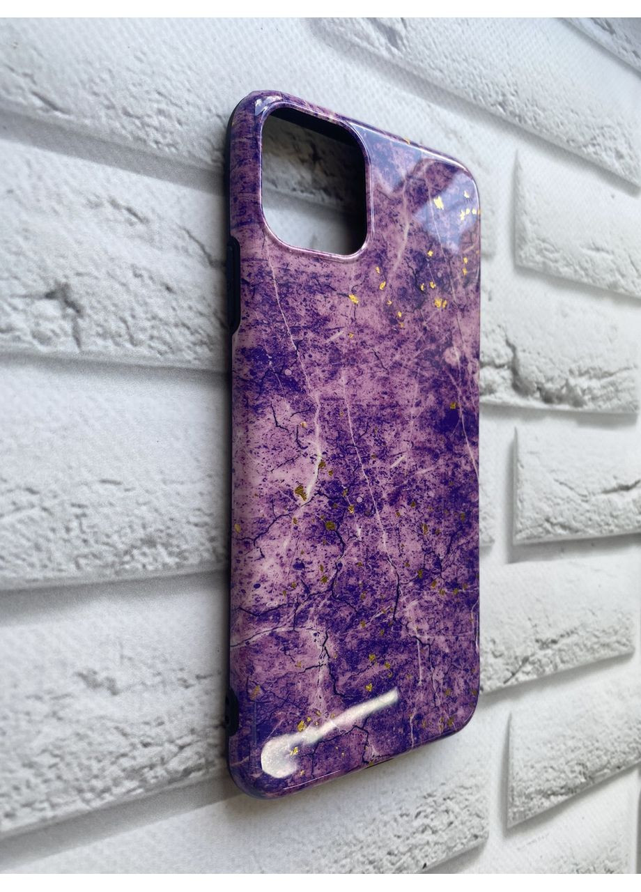 Мраморный силиконовый чехол на iPhone 11 Pro Max Светло Creative (359482310)