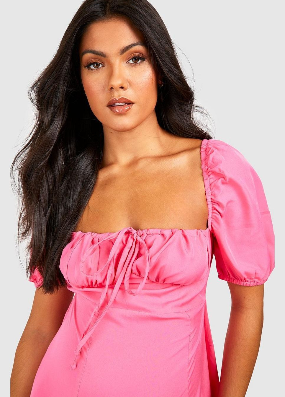 Розовое платье для беременных Boohoo