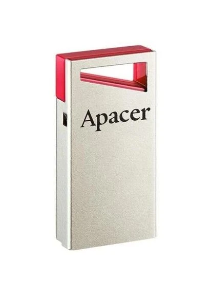 Флеш накопичувач USB 64Gb AH112, Silver/Red, USB 2.0 (AP64GAH112R-1) 000-AP64GAH112R-1 Apacer (395969322)