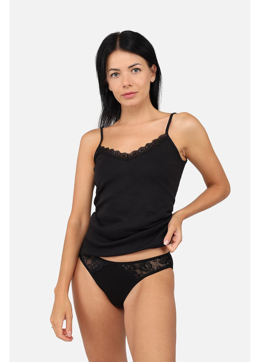 Трусы слипы женские цвет черный CB-00244927 Donella (357014816)