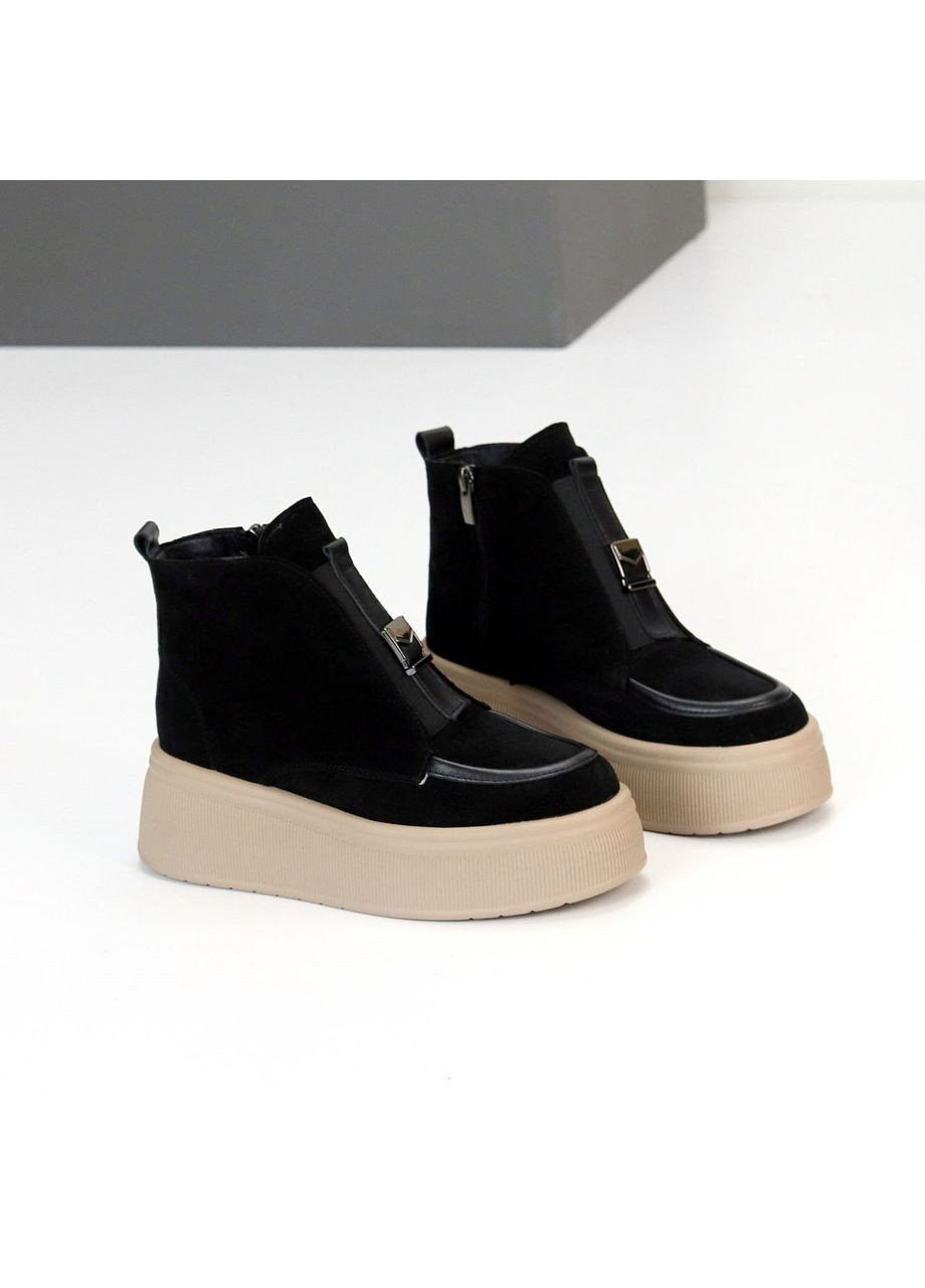Зимние зимние ботинки Helen из натуральной замши