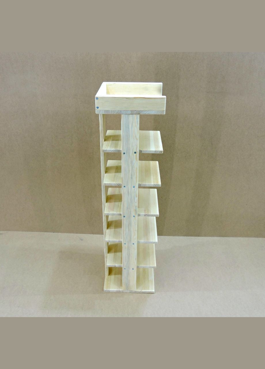 Полка для обуви из дерева Турбенталь 112 бланже (ПДО-1123001) No Brand (327847940)