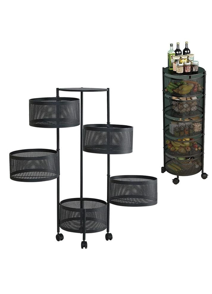 Етажерка на колесах "Sphere" 5яр 33*89см Home (315732983)