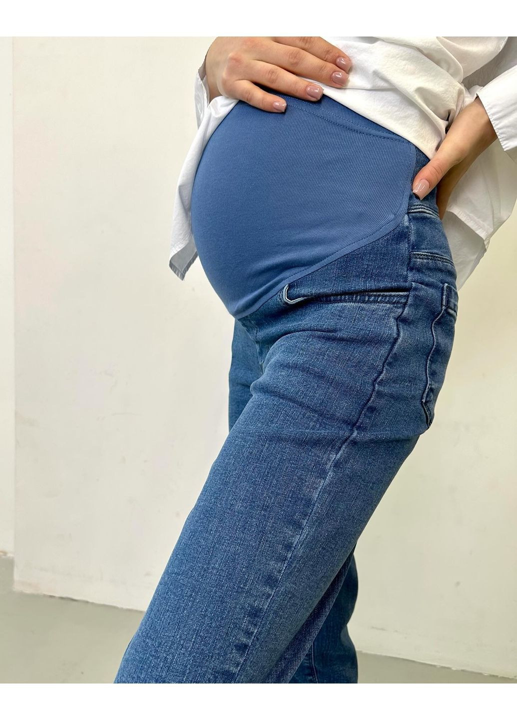 Джинси мом для вагітних No Brand - (367984516)