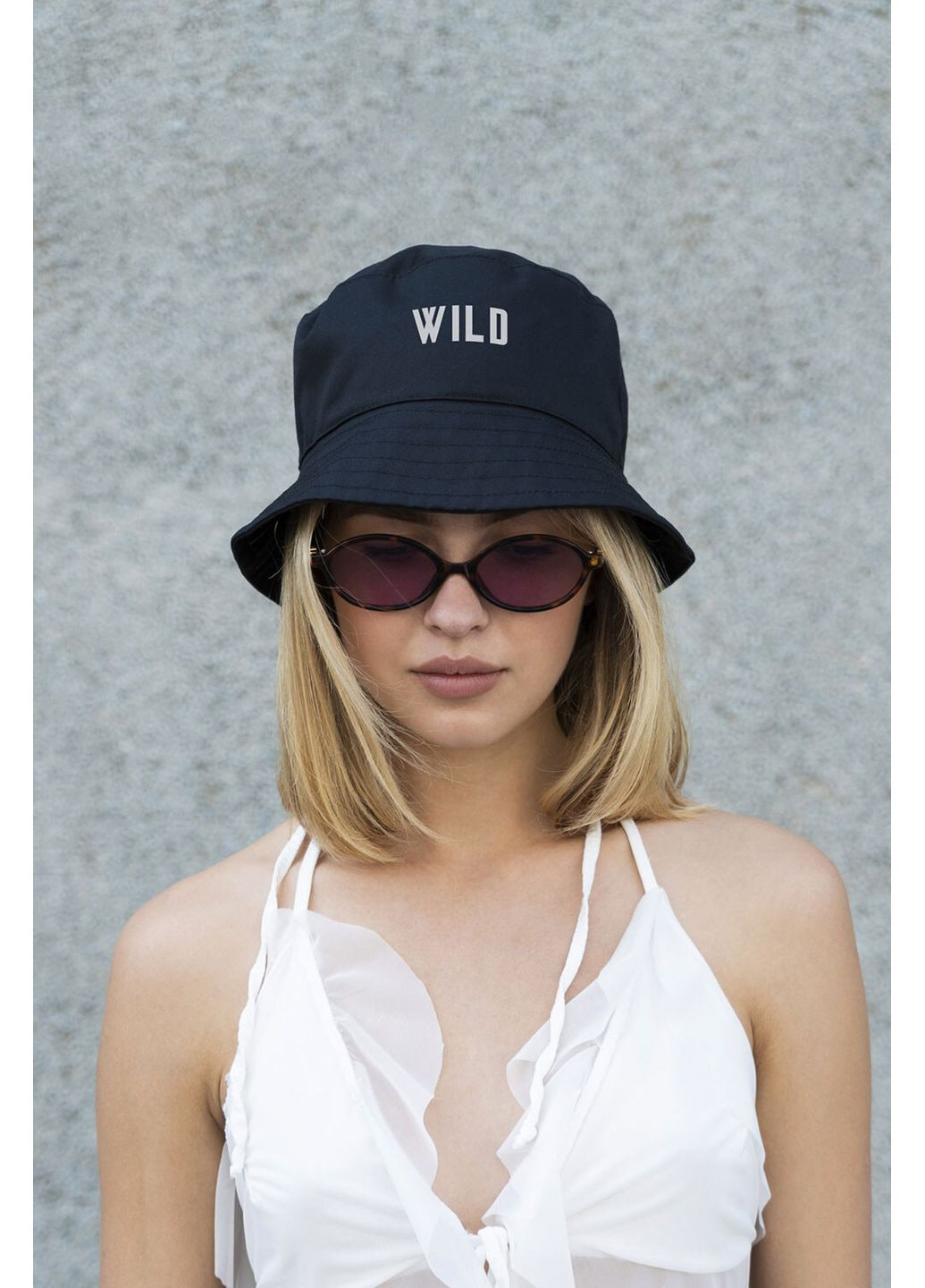 Женская Панамка С Принтом Wild Black Without (350619793)