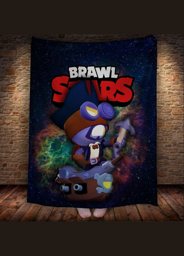 Плед с 3D-принтом на тему Brawl Stars Герои Бравл Старс - Плед с 3D-принтом на тему Brawl Stars Герои Бравл Старс Перша Креативна мануфактура PERFECTUS Плед (301868965)
