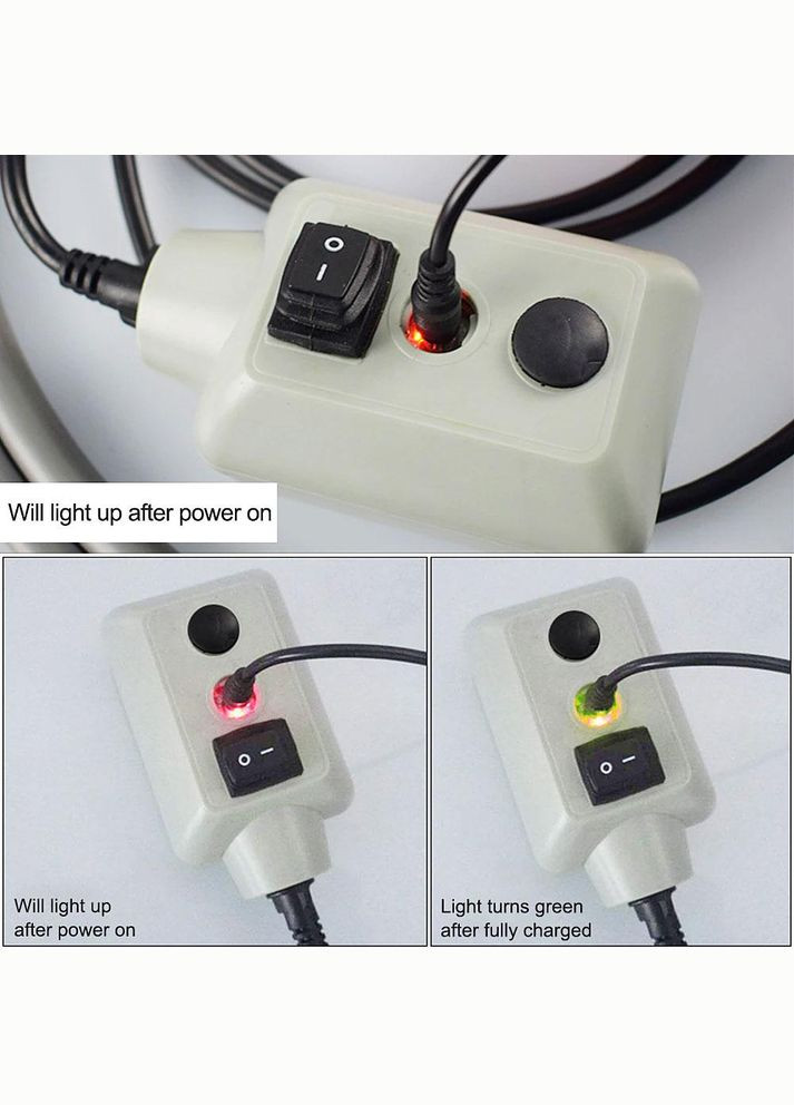 Душ переносной, походный, портативный з помпою на акумуляторе USB 2200 мАч 20-45 минут Крючков (334010314)