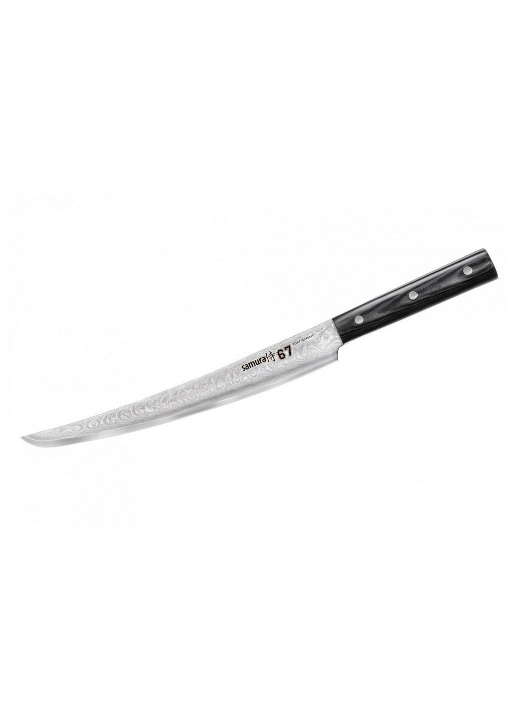 Нож для нарезки слайсер 230 мм Samura чёрные,