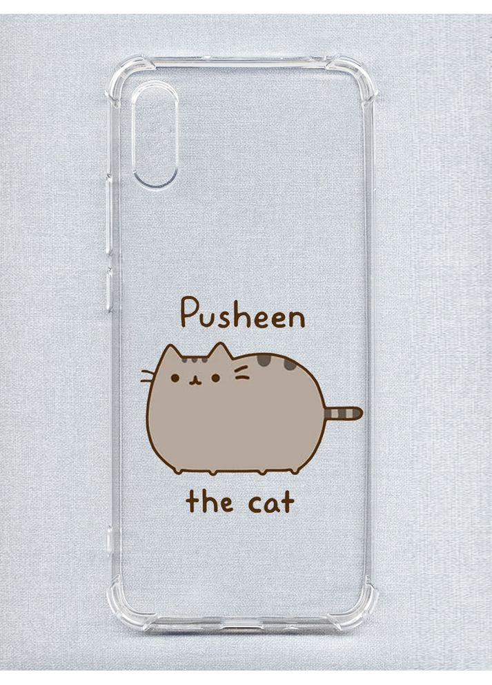 Чехол с утолщёнными углами на Xiaomi Redmi 9A Пушин котик (принт 412) Creative (356128562)