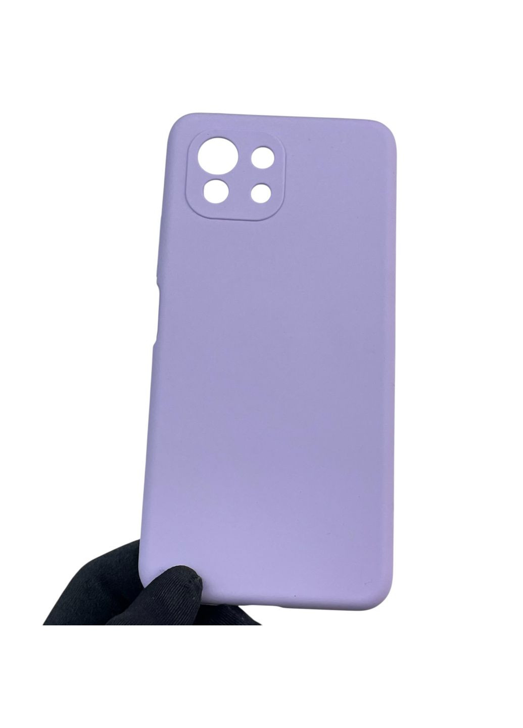 Чехол для Mi 11 Lite 5G NE силиконовый с микрофиброй нескользящий на сяоми ми 11 лайт 5г не сиреневый Xiaomi (366389794)