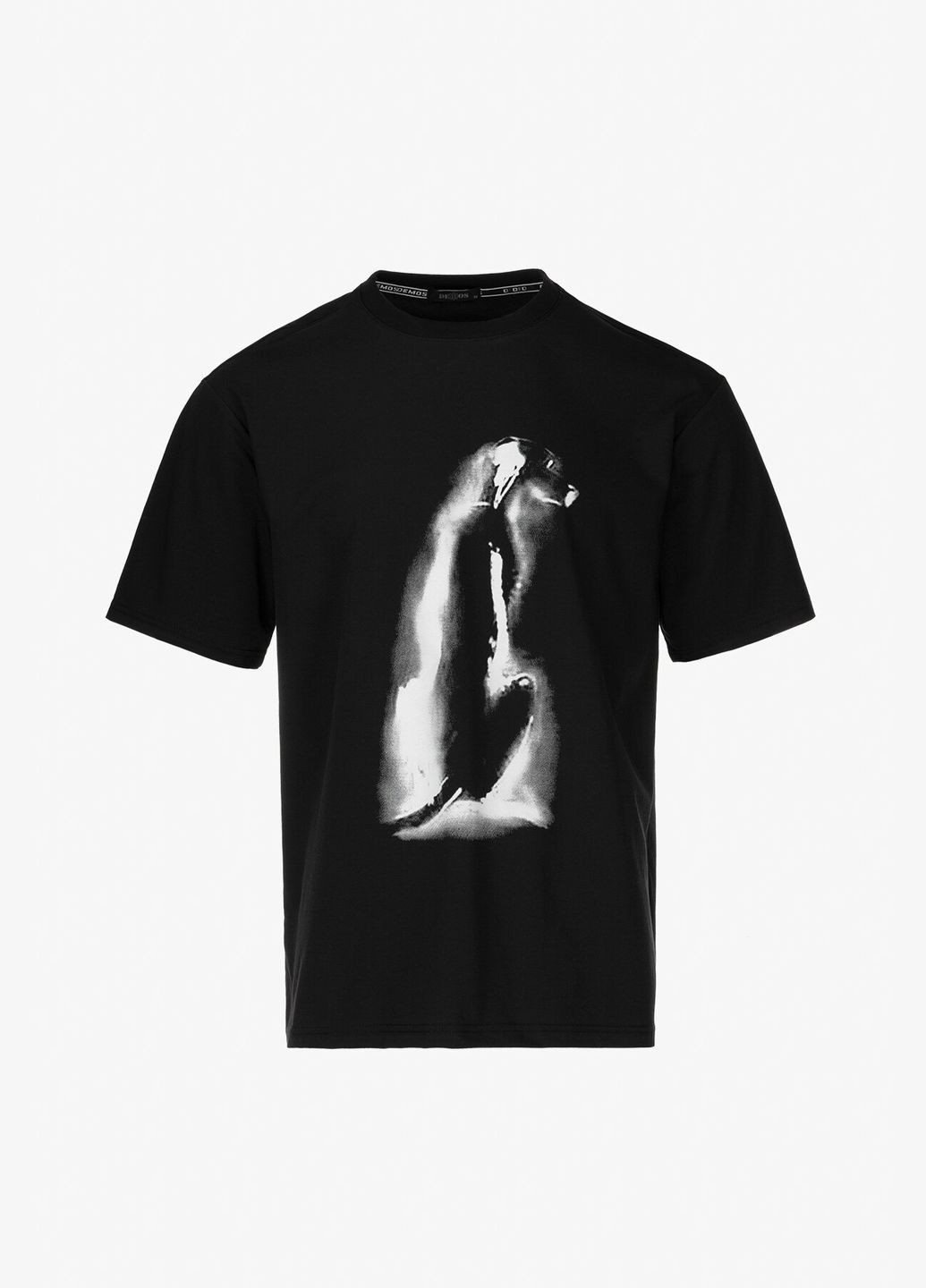 Чорна футболка з принтом чоловіча 2211bpov shop (2000990881168) No Brand