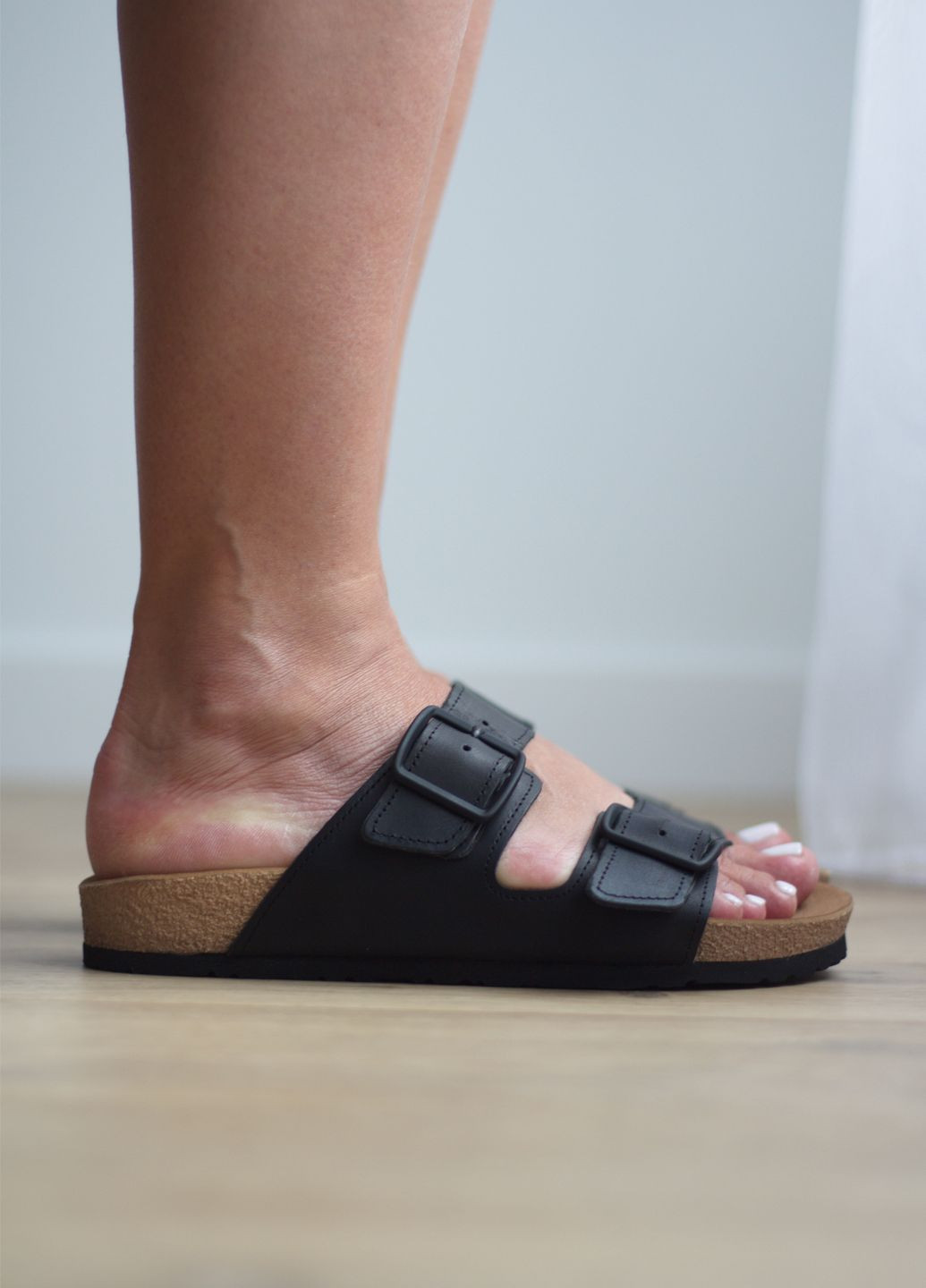 Жіночі шльопанці стиль birkenstock з натуральної шкіри Zlett 1507 (341541026)