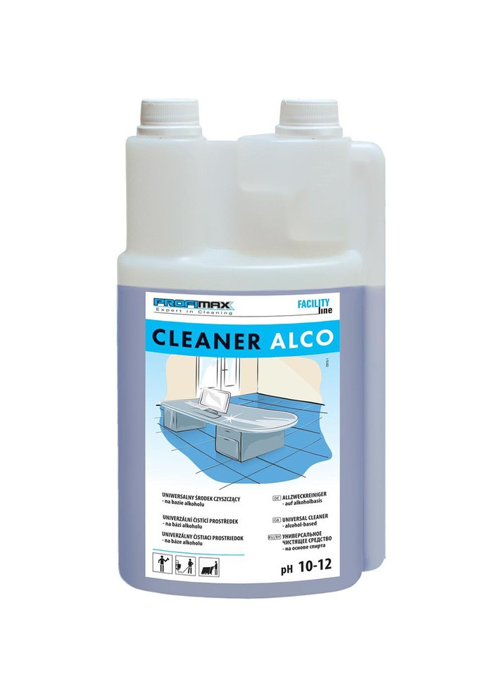 Универсальное спиртовое чистящее средство PROFIMAX CLEANER ALCO 1л концентрат с дозатором (3081) Lakma (295030929)