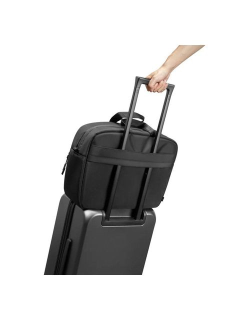 Сумка мужская текстильная портфель в дорогу планшет для документов А4 для телефона Черный 34241 tomtoc (331861726)