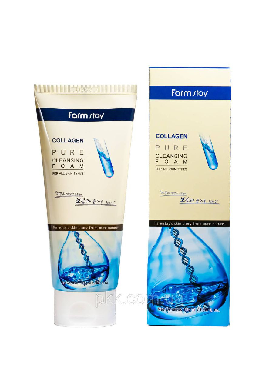 Пенка для умывания с коллагеном Collagen омолаживающая 180 мл FarmStay (302724815)