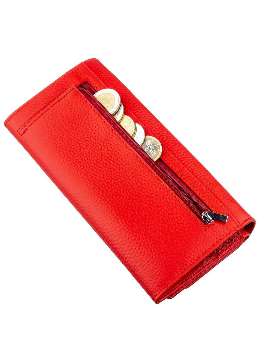 Яркий женский кошелек на кнопке 18954 st leather (316087184)