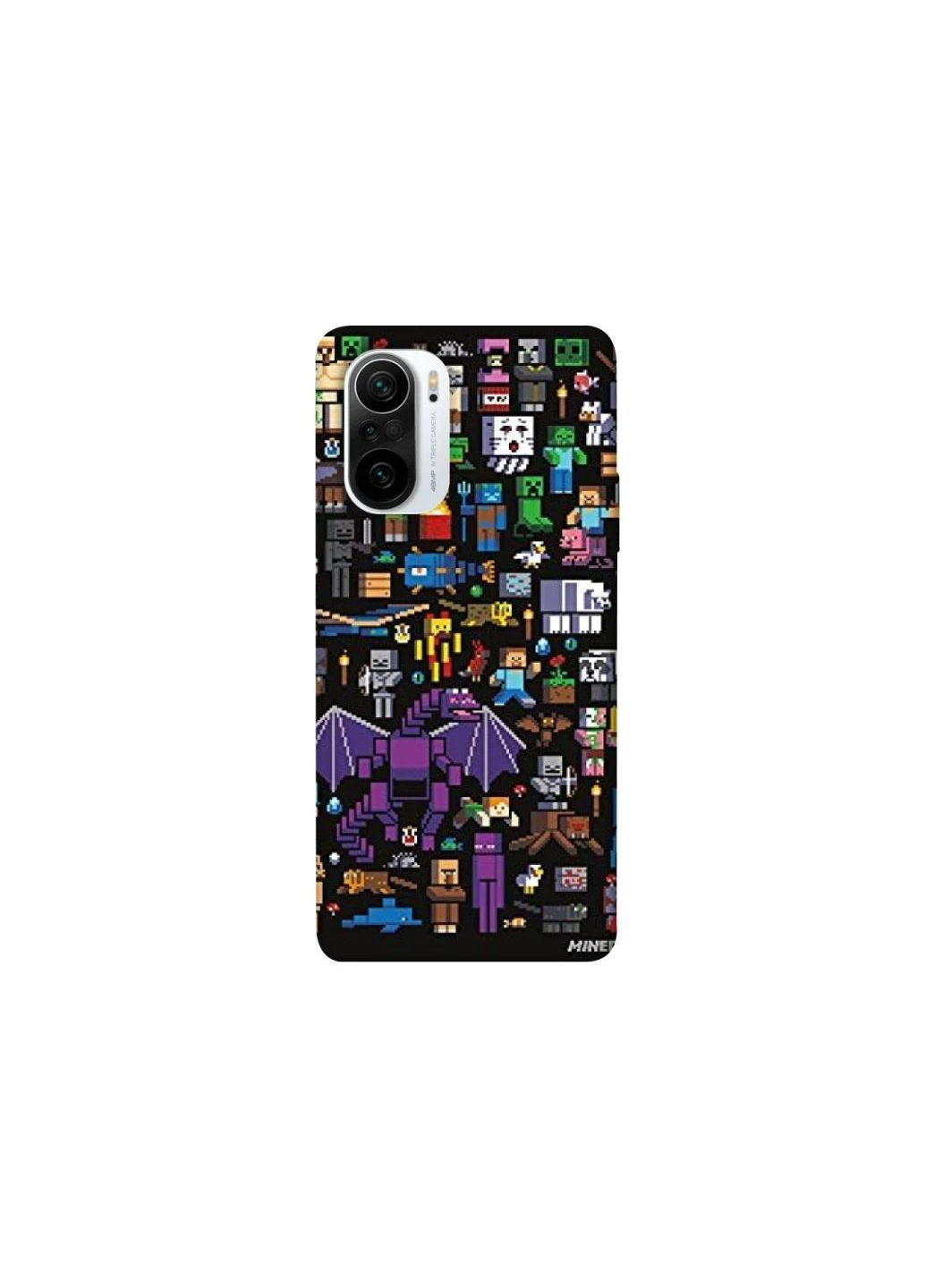 Чохол на Xiaomi Redmi K40 / K40 Pro / K40 Pro+ / Poco F3 Minecraft v5 Frontalka (380646438)