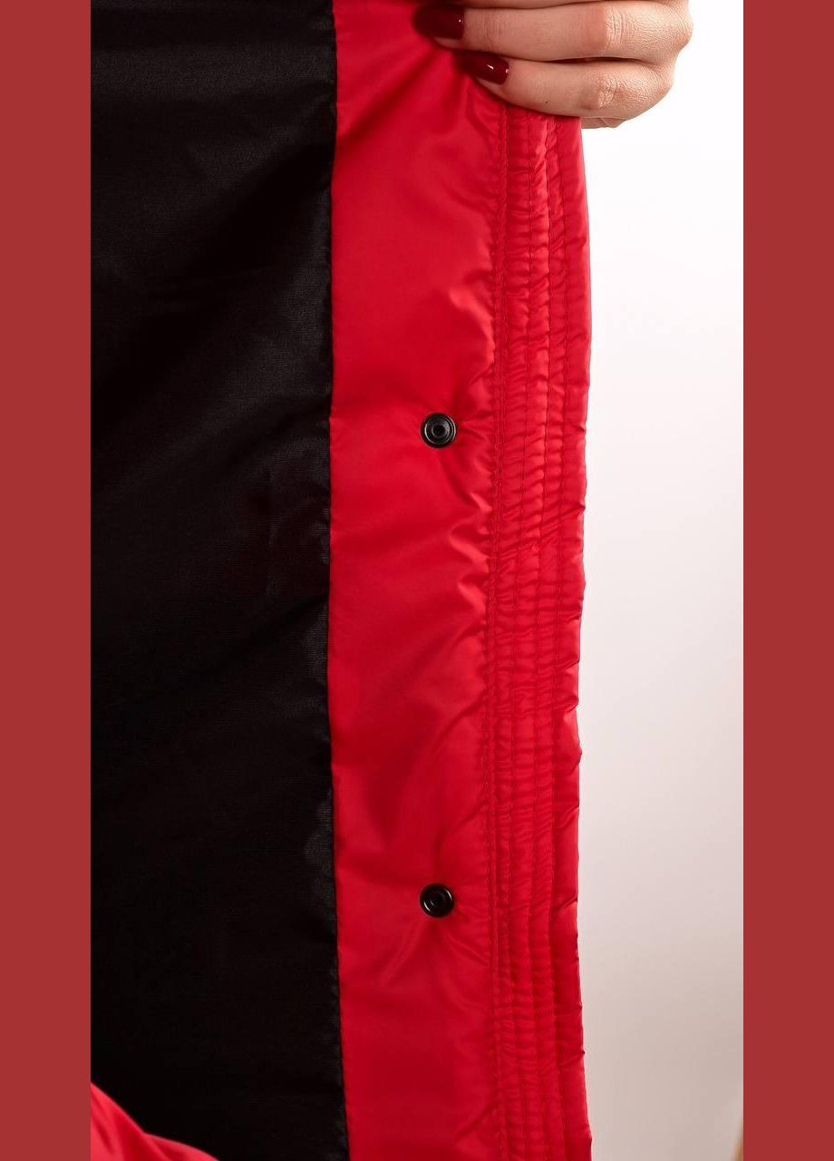 Червона демісезонна куртка жіноча демісезонна червона No Brand Демісезонні куртки