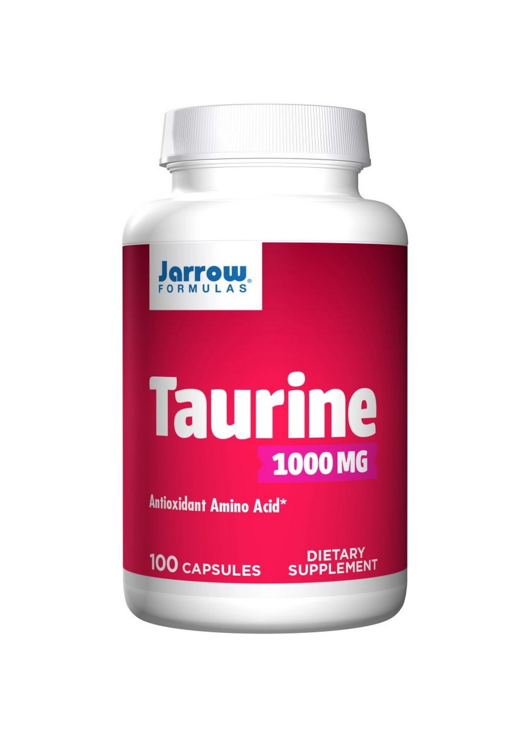 Аминокислота Taurine 1000 mg, 100 капсул Jarrow Formulas (295898672)