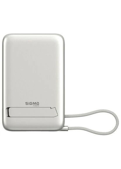 Батарея універсальна X-power SI10A8QL-MAG silver 10000mAh, Magnetic wireless 15W, charge iWatch, PD+QC, 22,5W max Sigma X-power SI10A8QL-MAG silver 10000mAh, Magnetic wir (389992483)