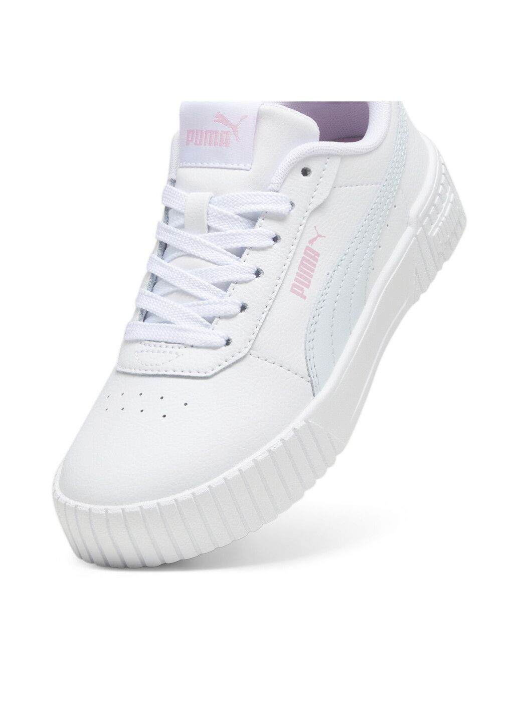 Білі всесезонні кеди carina 2.0 sneakers youth Puma