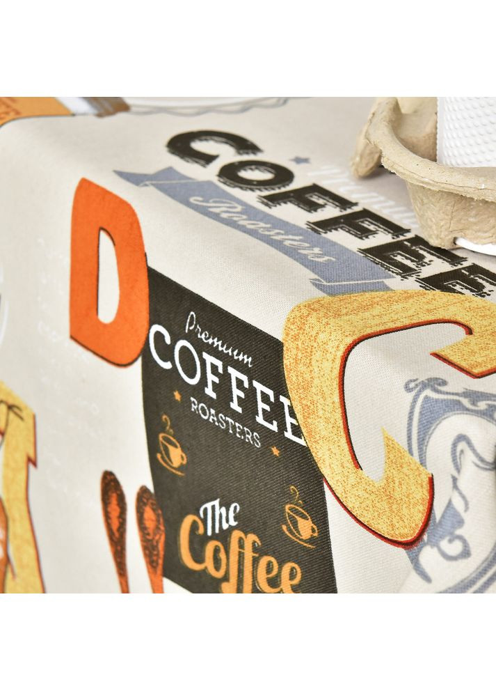 Скатерть с водоотталкивающей пропиткой 140х170 см хлопок Coffee IDEIA (366288997)