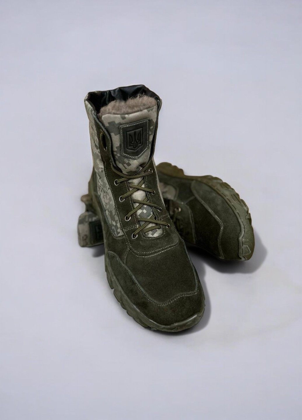 Зимові Жіночі Тактичні Берці. 36-50р Олива. Зносостійка підошва! MBZF-2115 No Brand (301138684)
