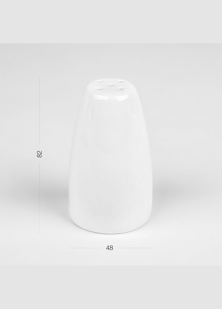 Перечница MY HOME 4.8х8.2 см "ЖЕМЧУЖИНА" фарфор (KP-105 WHITE) MVM (306743513)
