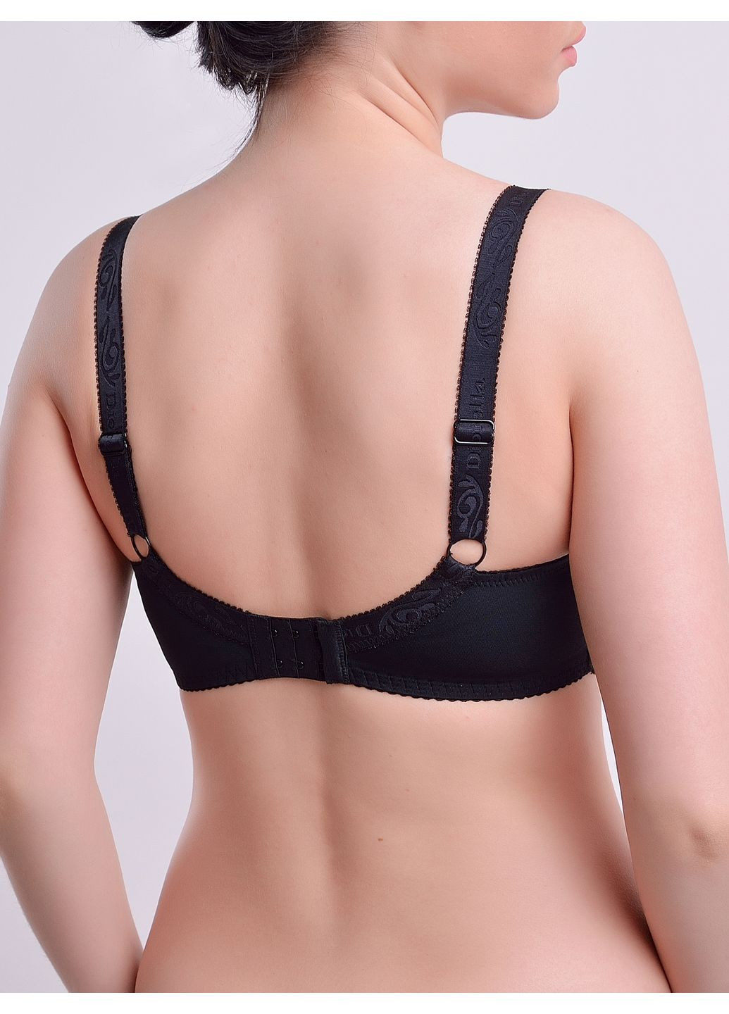 Чёрно-белого бюстгальтер 63329 dd Diorella с косточками нейлон, эластан