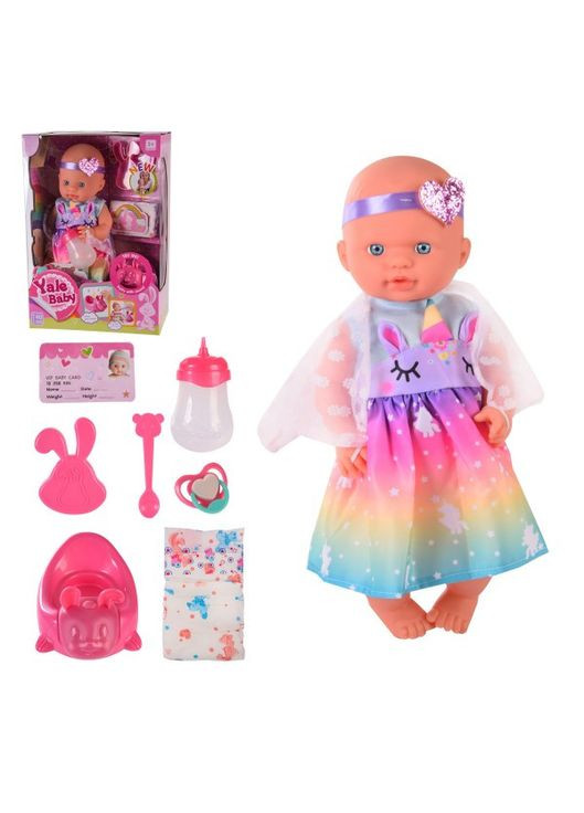 Пупс функціональний (п’є, пісяє, музика), горщик, пляшечка, підгузок, аксесуари (YL1967Q) Shantou (348109000)