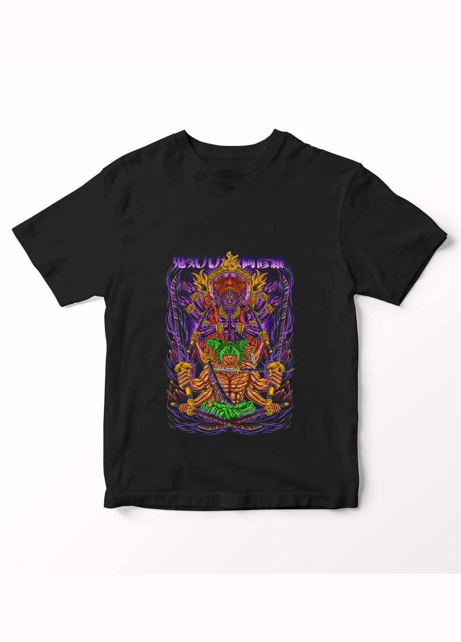 Чорна футболка з аніме принтом one piece - 22 No Brand