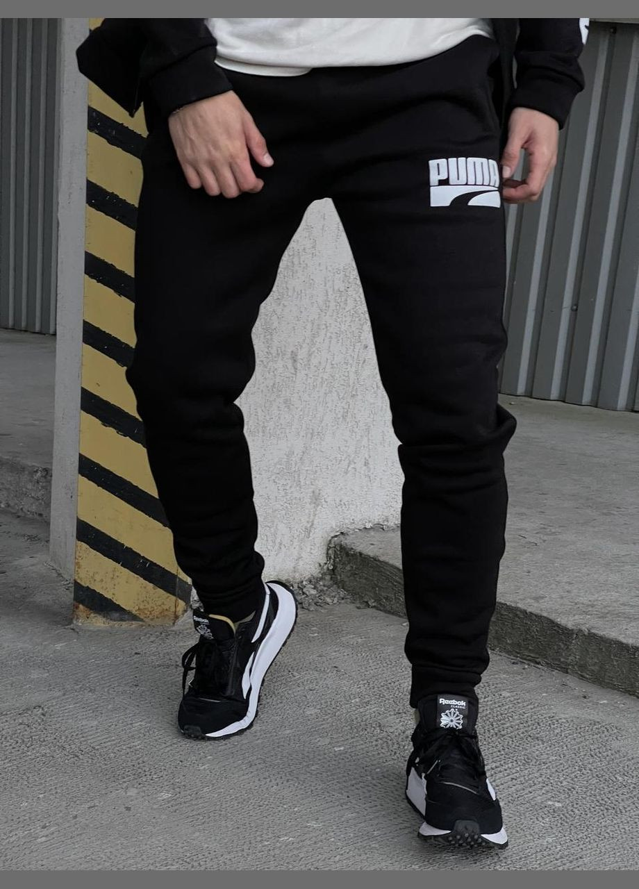 Чоловічий спортивний костюм чорний No Brand (367982280)