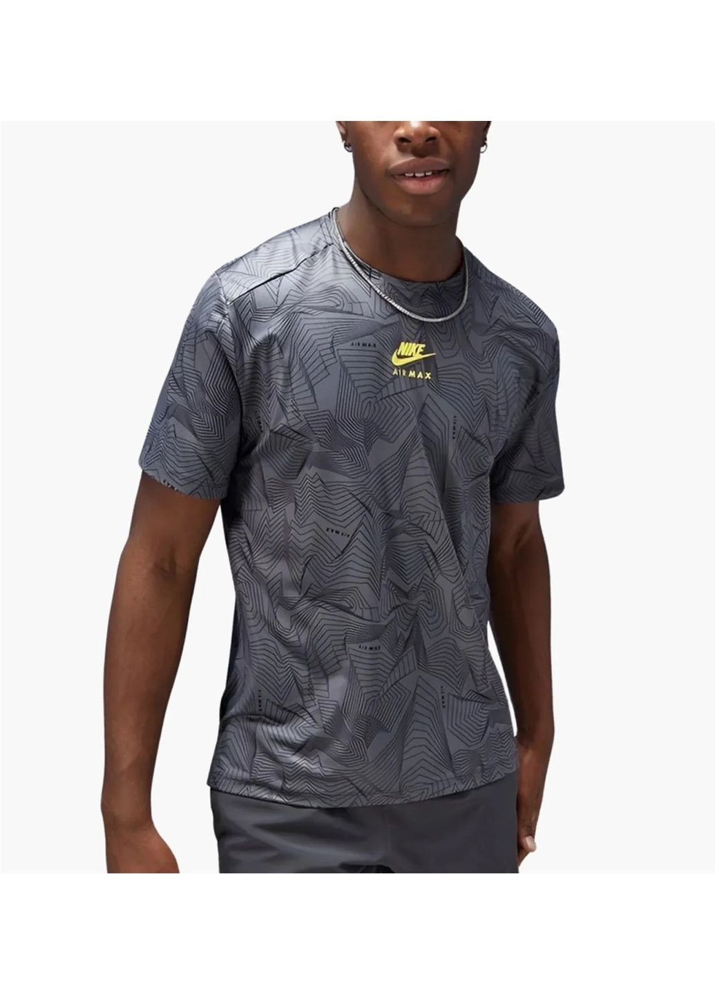 Синя футболка чоловіча m nsw air max tc pk df tee blue Nike