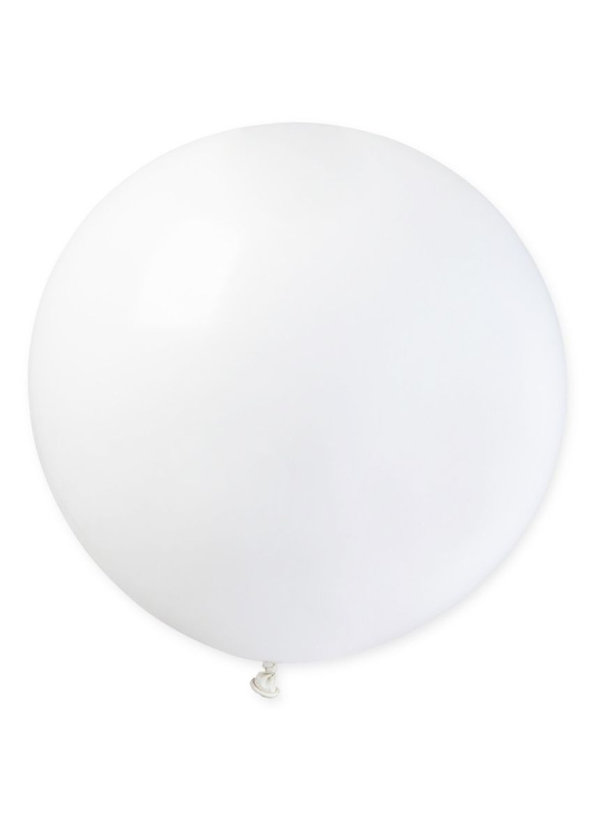 Латексна кулька 19"(48см) пастель білий (01) Gemar Gemar Balloons (302312658)
