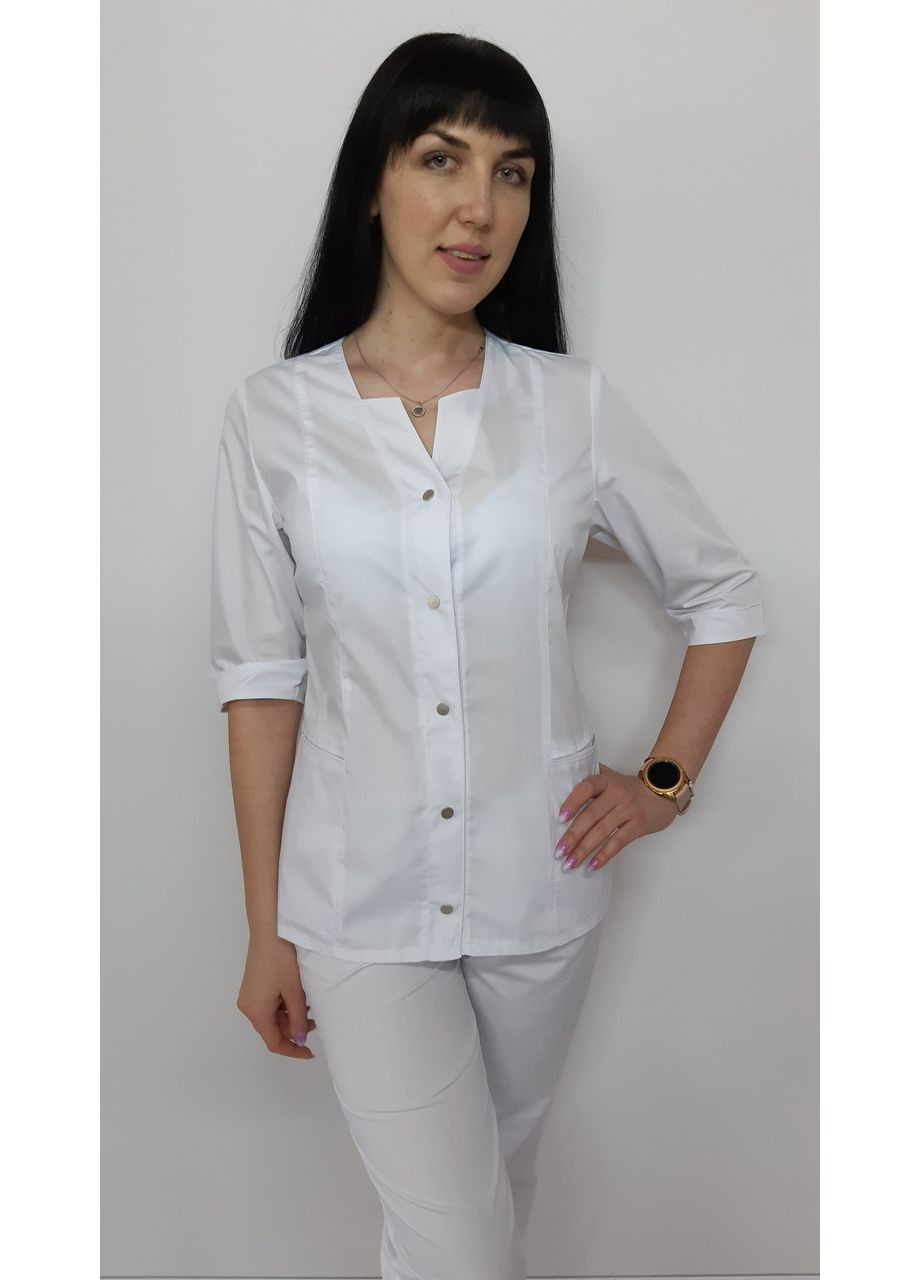 Жіночий медичний костюм Сана бавовна три чверті рукав 54, No Brand (361359935)