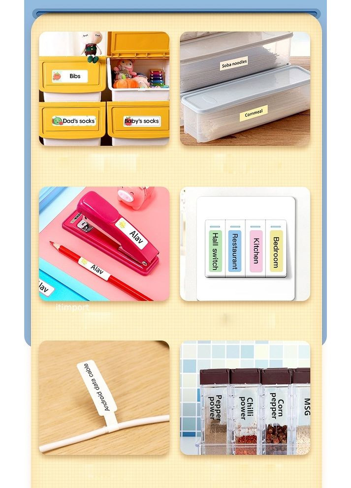 Термопринтер для друку наклейок White NIIMBOT D101 (368698125)