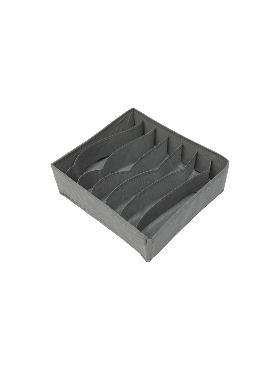 Органайзер для белья Серый на 7 отделений 32х32х10cм Kornel (315752606)